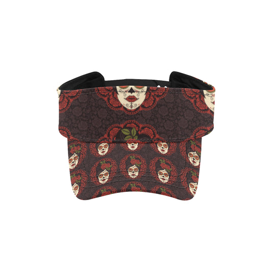 Day of the Dead Mexican Girl Unisex Sun Visor