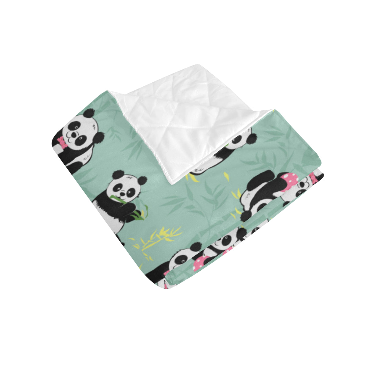 Panda Pattern Print Design A05 Premium Quilt