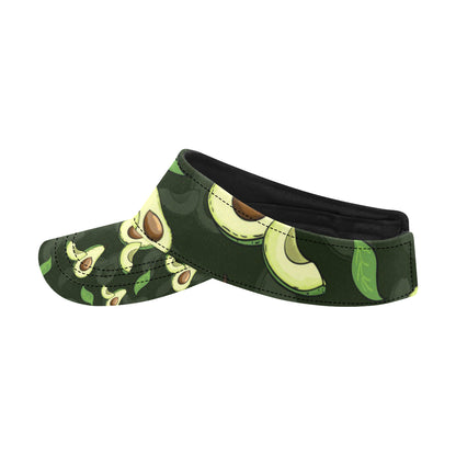 Avocado Pattern Print Design AC07 Unisex Sun Visor