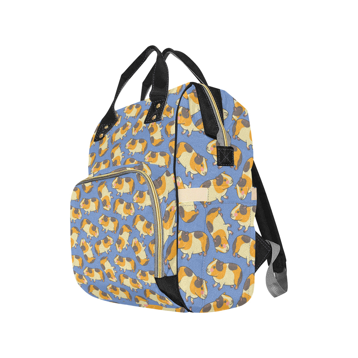 Guinea Pig Pattern Print Design 01 Diaper Bag Backpack