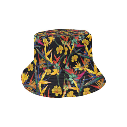 Bird Of Paradise Pattern Print Design BOP016 Unisex Bucket Hat