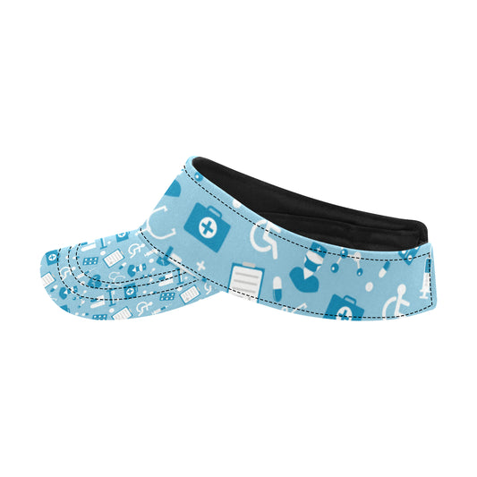 Medical Pattern Print Design 05 Unisex Sun Visor