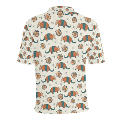 Armadillo Pattern Print Design 02 Men Polo Shirt