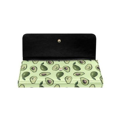 Avocado Pattern Print Design 02 Women's Trifold Wallet