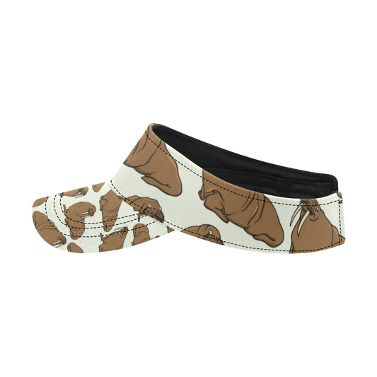 Walrus Pattern Print Design 03 Unisex Sun Visor