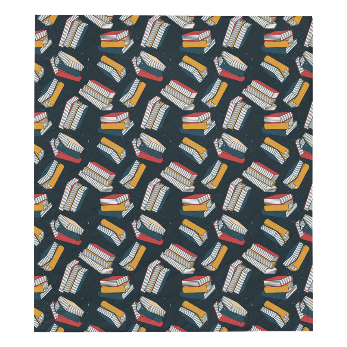 Book Pattern Print Design 07 Premium Quilt