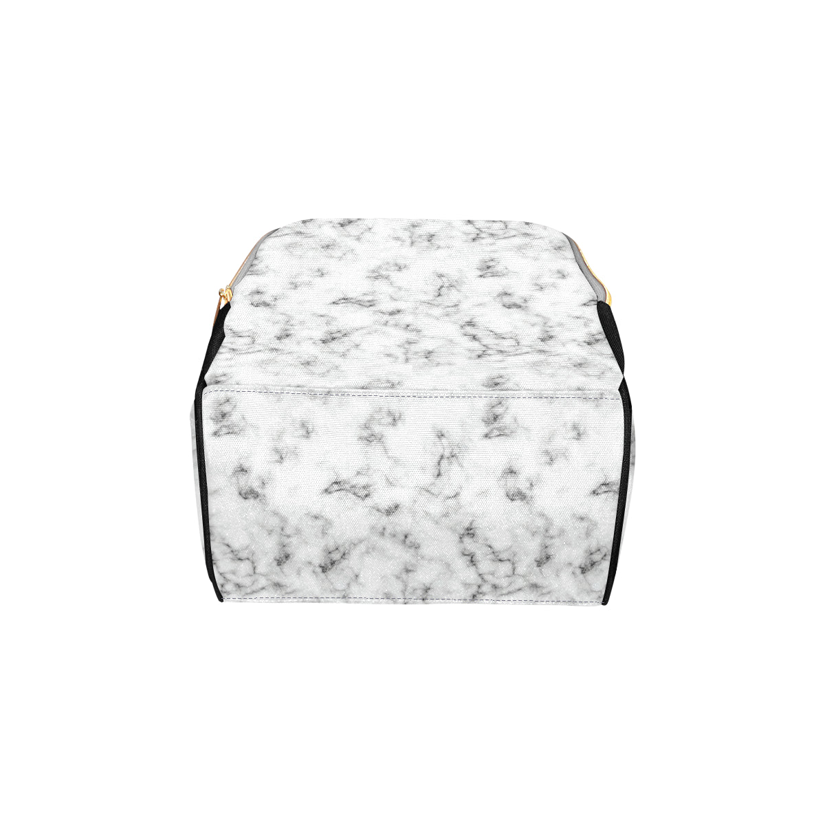 Marble Pattern Print Design 01 Diaper Bag Backpack