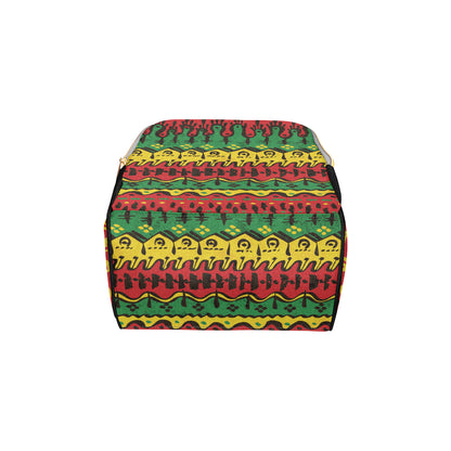 Rasta Pattern Print Design A01 Diaper Bag Backpack