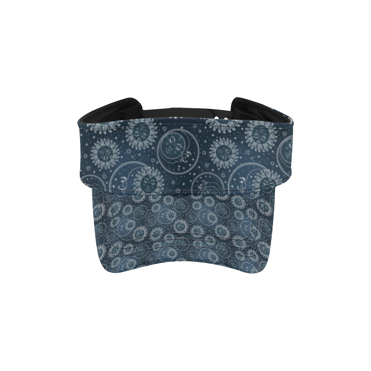 Sun Moon Tattoo Design Themed Print Unisex Sun Visor