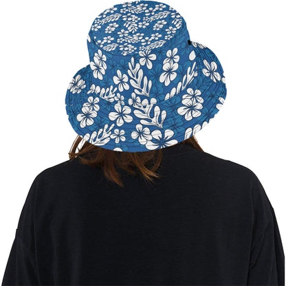 Plumeria Pattern Print Design PM015 Unisex Bucket Hat