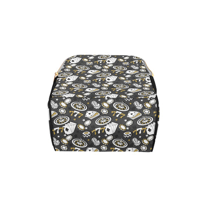Casino Pattern Print Design 05 Diaper Bag Backpack