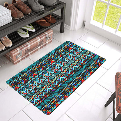 Southwestern Style Rubber Doormat