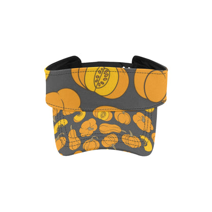 Pumpkin Pattern Print Design A03 Unisex Sun Visor
