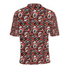 Native North American Themed Print Men Polo Shirt