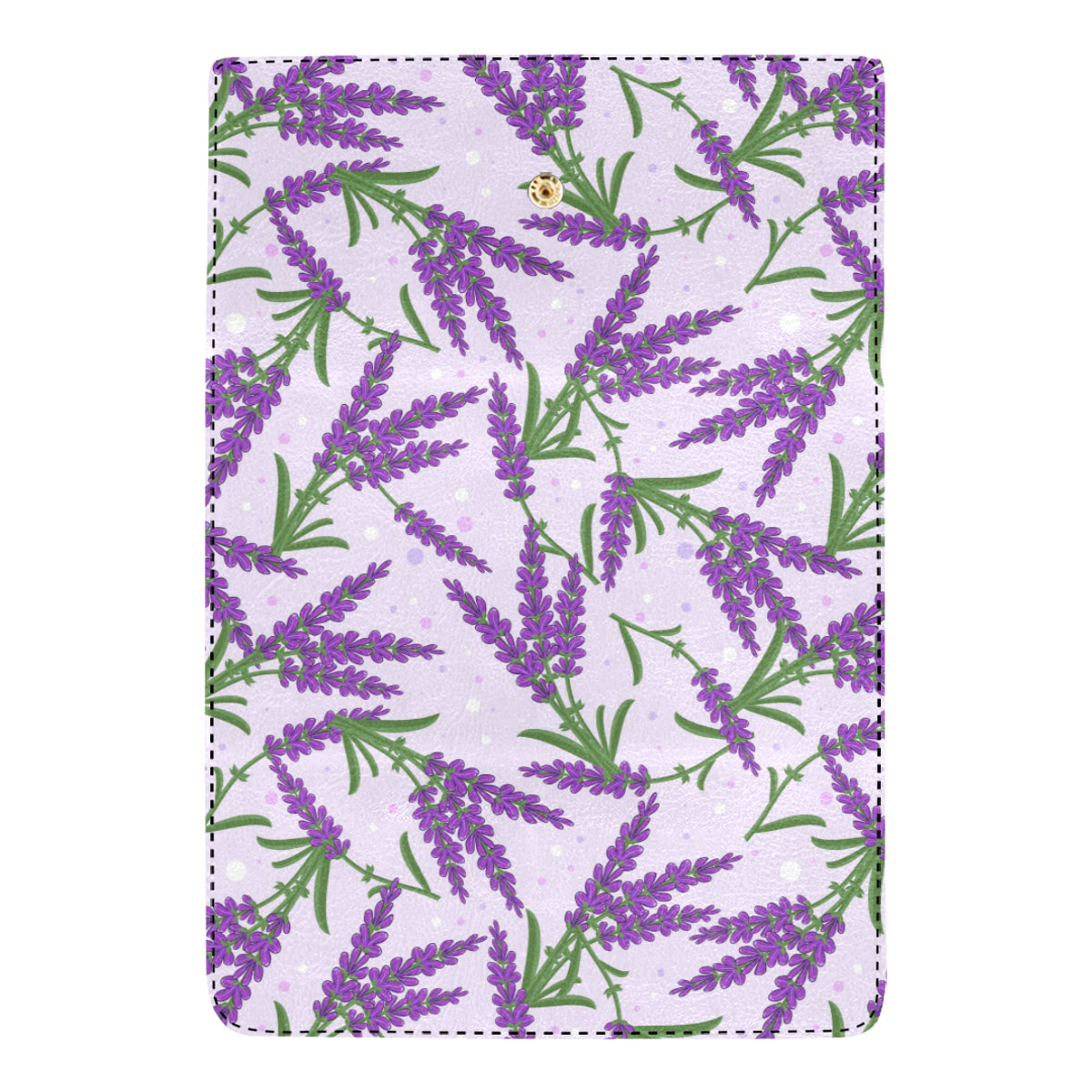 Lavender Pattern Print Design LV02 Women's Trifold Wallet