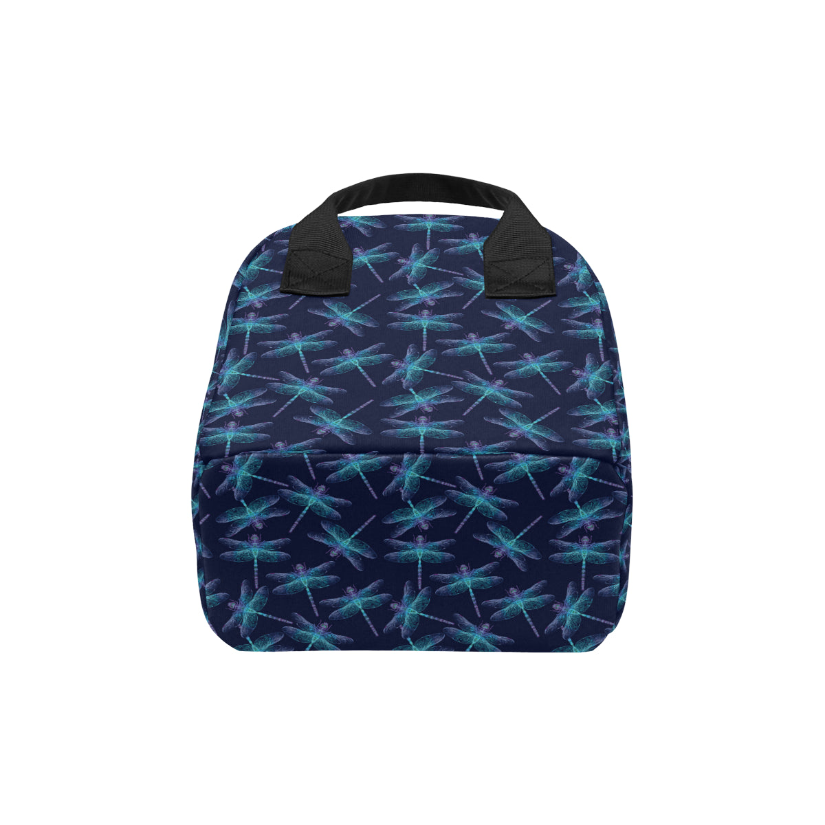 Dragonfly Hand Drawn Style Print Insulated Lunch Bag