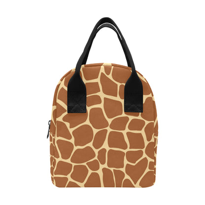 Giraffe Texture Print Insulated Lunch Bag
