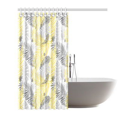 Palm Leaves Pattern Print Design PL012 Shower Curtain