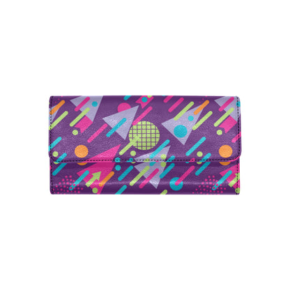 90s Pattern Print Design 4 Women's Trifold Wallet