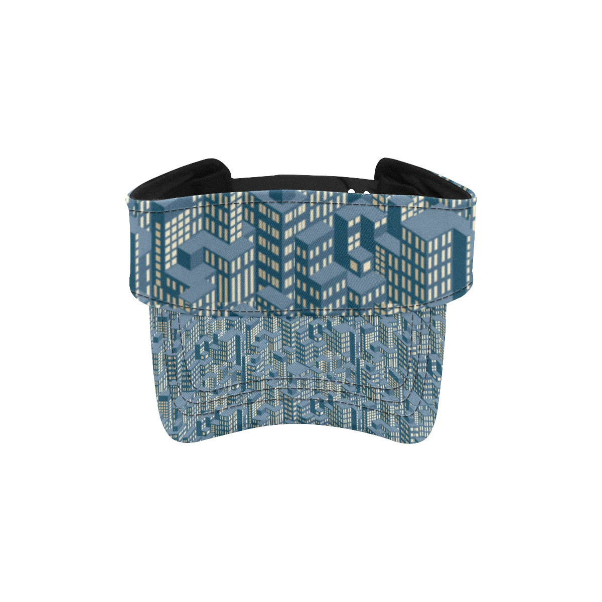 City  Pattern Print Design 01 Unisex Sun Visor