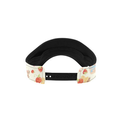 Cupcakes Strawberry Cherry Print Unisex Sun Visor