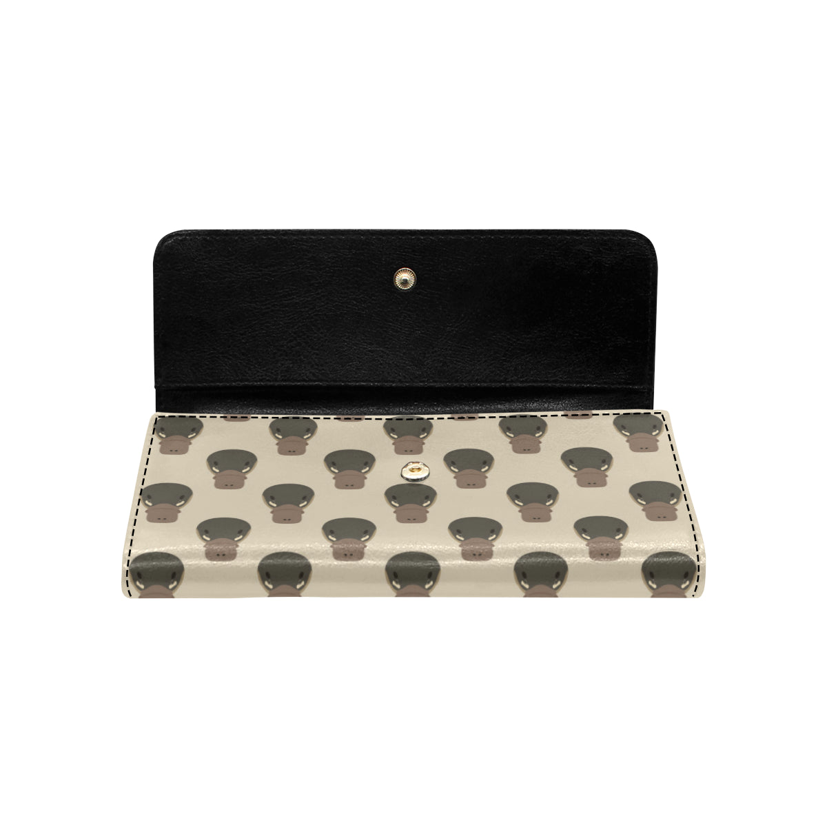 Platypus Pattern Print Design A03 Women's Trifold Wallet