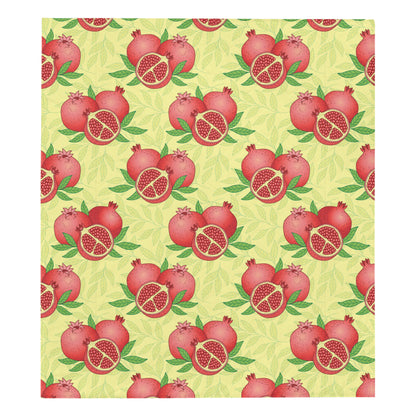 Pomegranate Pattern Print Design PG07 Premium Quilt