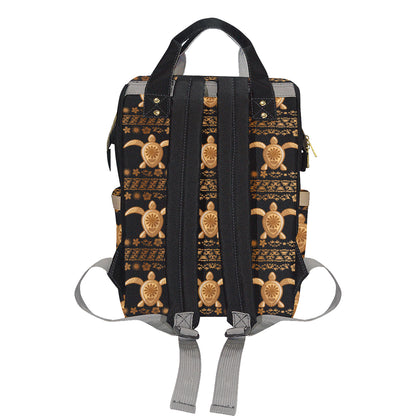 Tribal Sea turtle Polynesian Hawaiian Diaper Bag Backpack