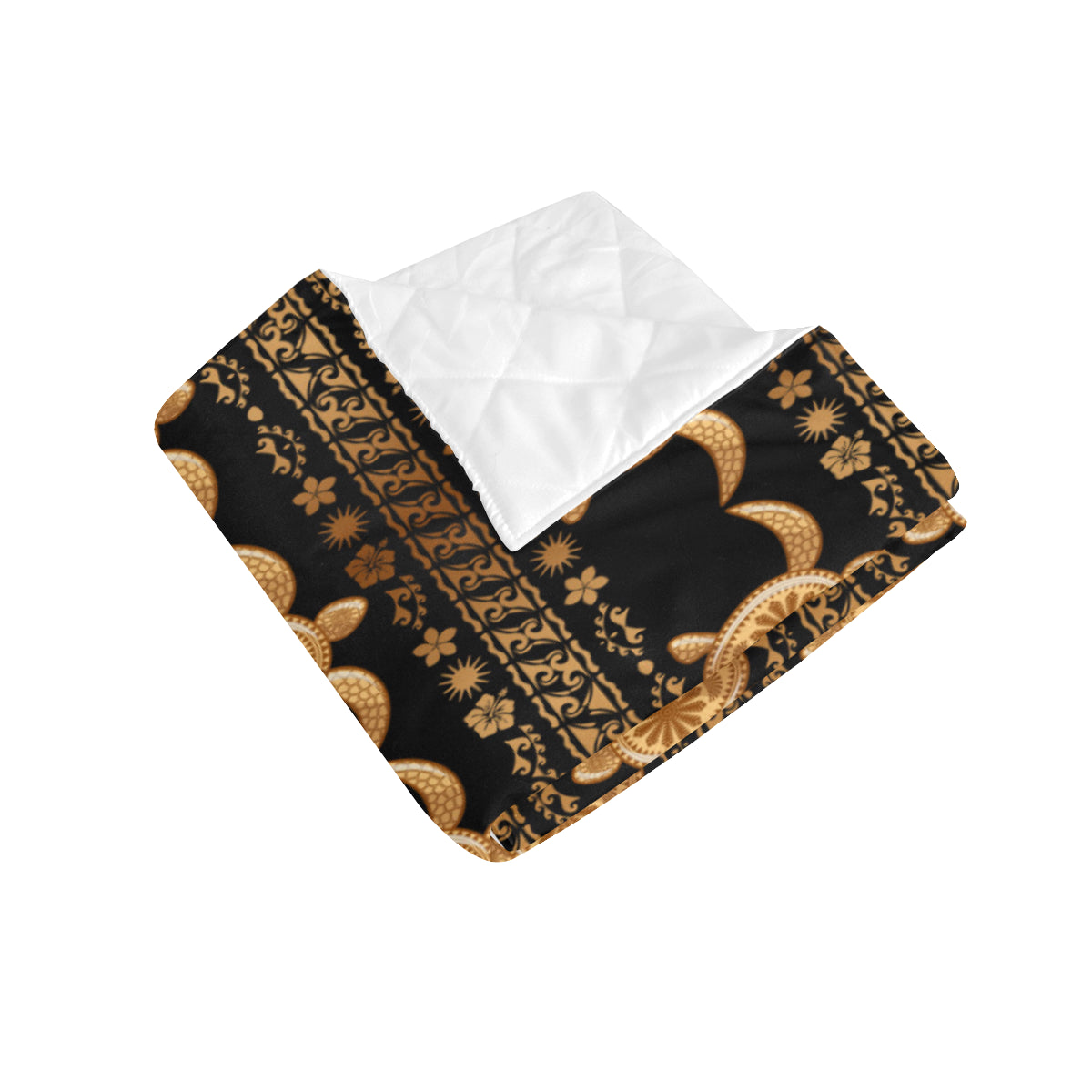 Tribal Sea turtle Polynesian Hawaiian Premium Quilt
