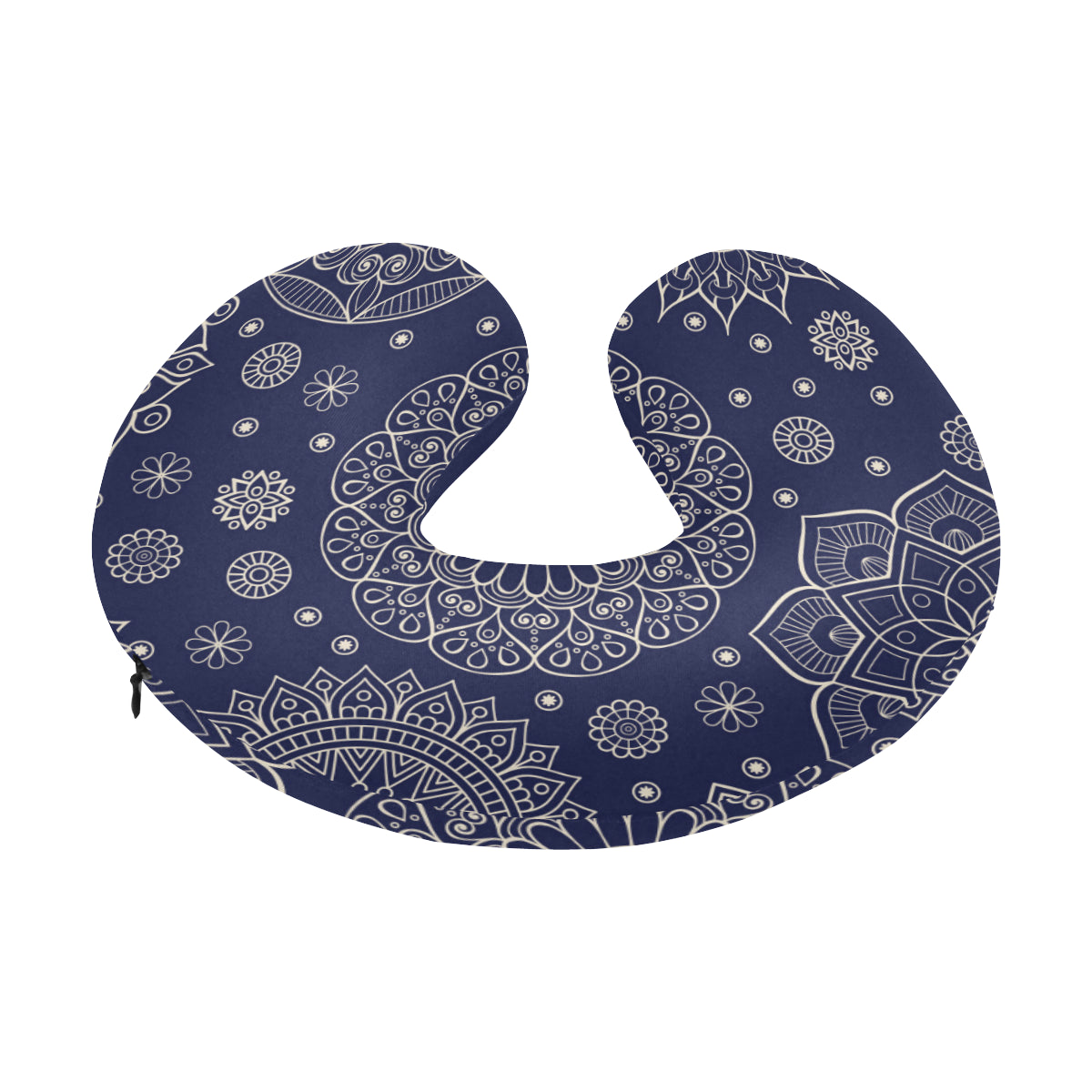 Mandala Pattern Print Design 02 U-Shaped Travel Neck Pillow
