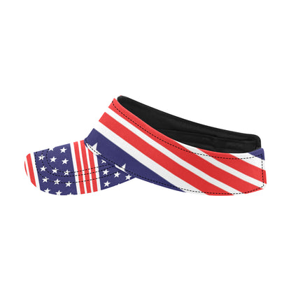Patriotic Pattern Print Design A04 Unisex Sun Visor