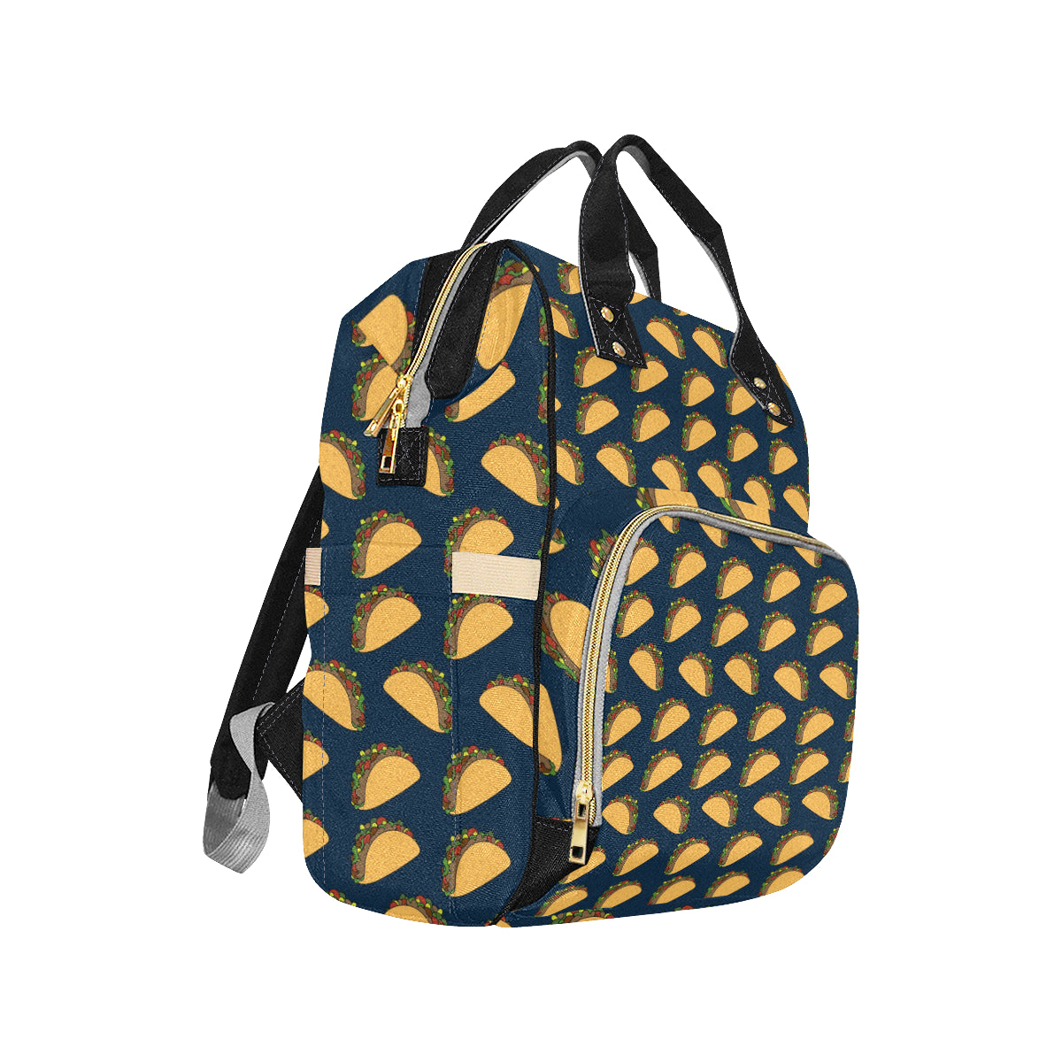 Taco Pattern Print Design TC04 Diaper Bag Backpack