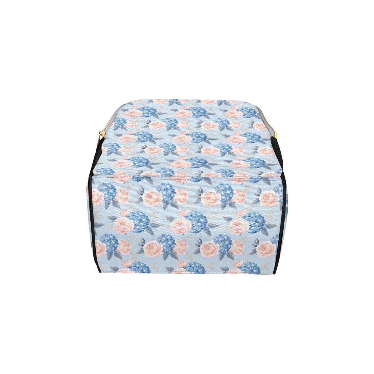 Hydrangea Pattern Print Design HD06 Diaper Bag Backpack