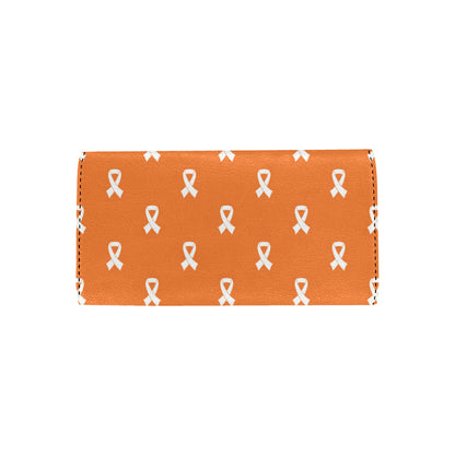 Appendix cancer Pattern Print Design 01 Women's Trifold Wallet