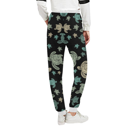 Sea Turtle Stamp Pattern Unisex Sweatpants