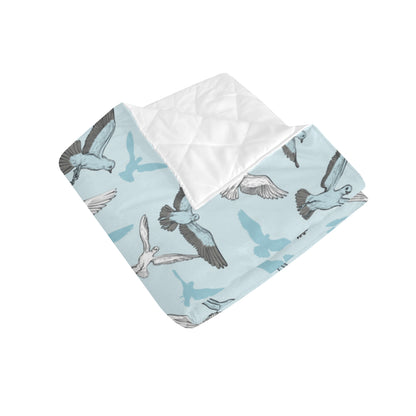 Pigeon Pattern Print Design 03 Premium Quilt