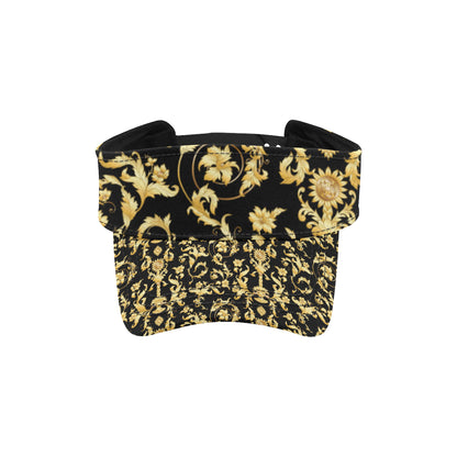 Baroque Golden Pattern Print Design 04 Unisex Sun Visor