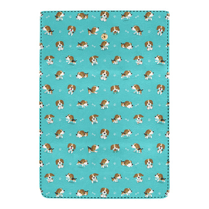 Beagle Pattern Print Design 05 Women's Trifold Wallet