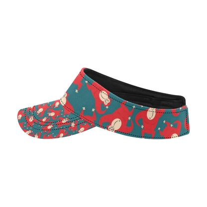 Chimpanzee Pattern Print Design 04 Unisex Sun Visor