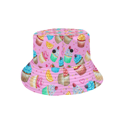 Cupcake Pattern Print Design CP05 Unisex Bucket Hat