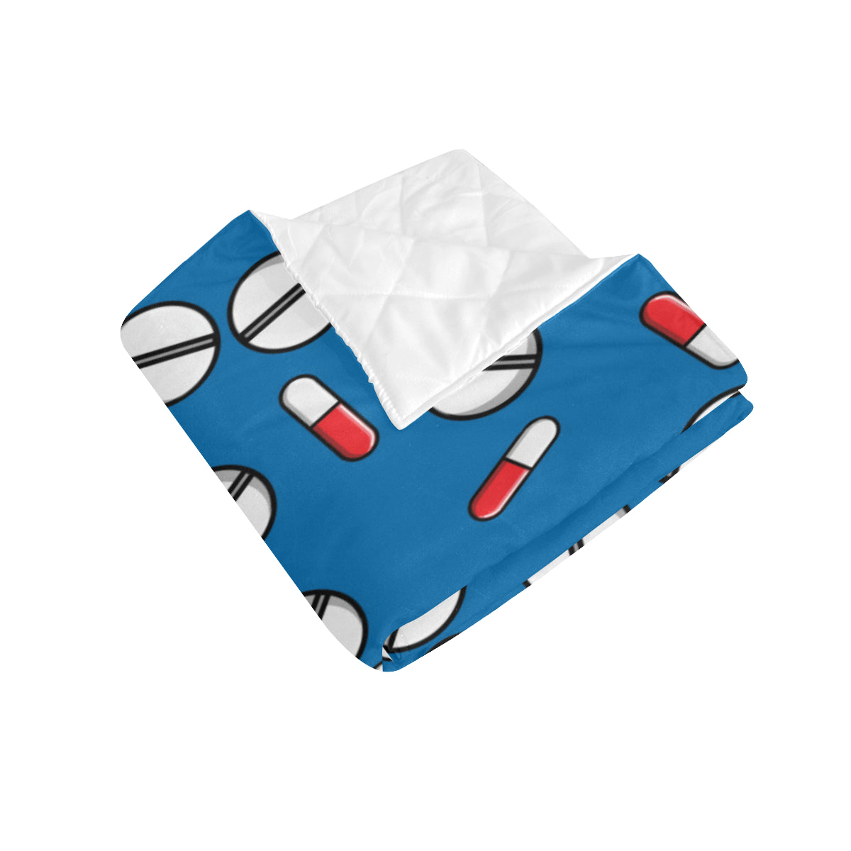 Pill Pattern Print Design A05 Premium Quilt