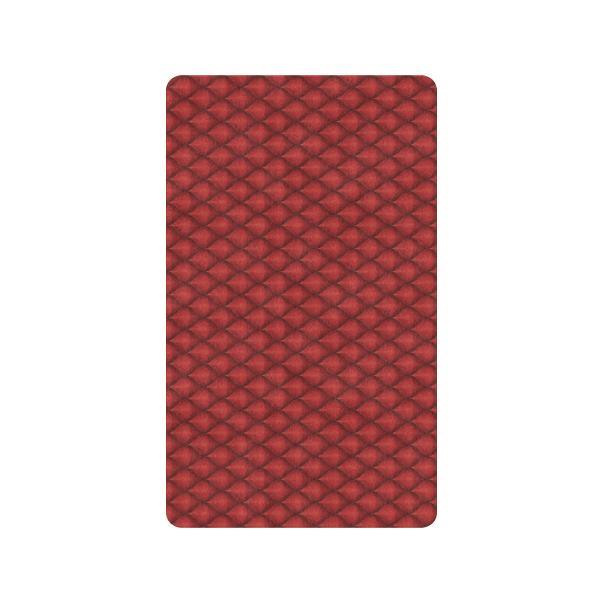 Dragons Red Skin Texture Rubber Doormat
