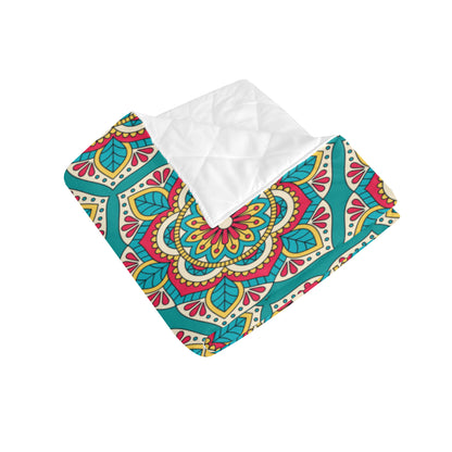 Mandala Pattern Print Design 03 Premium Quilt