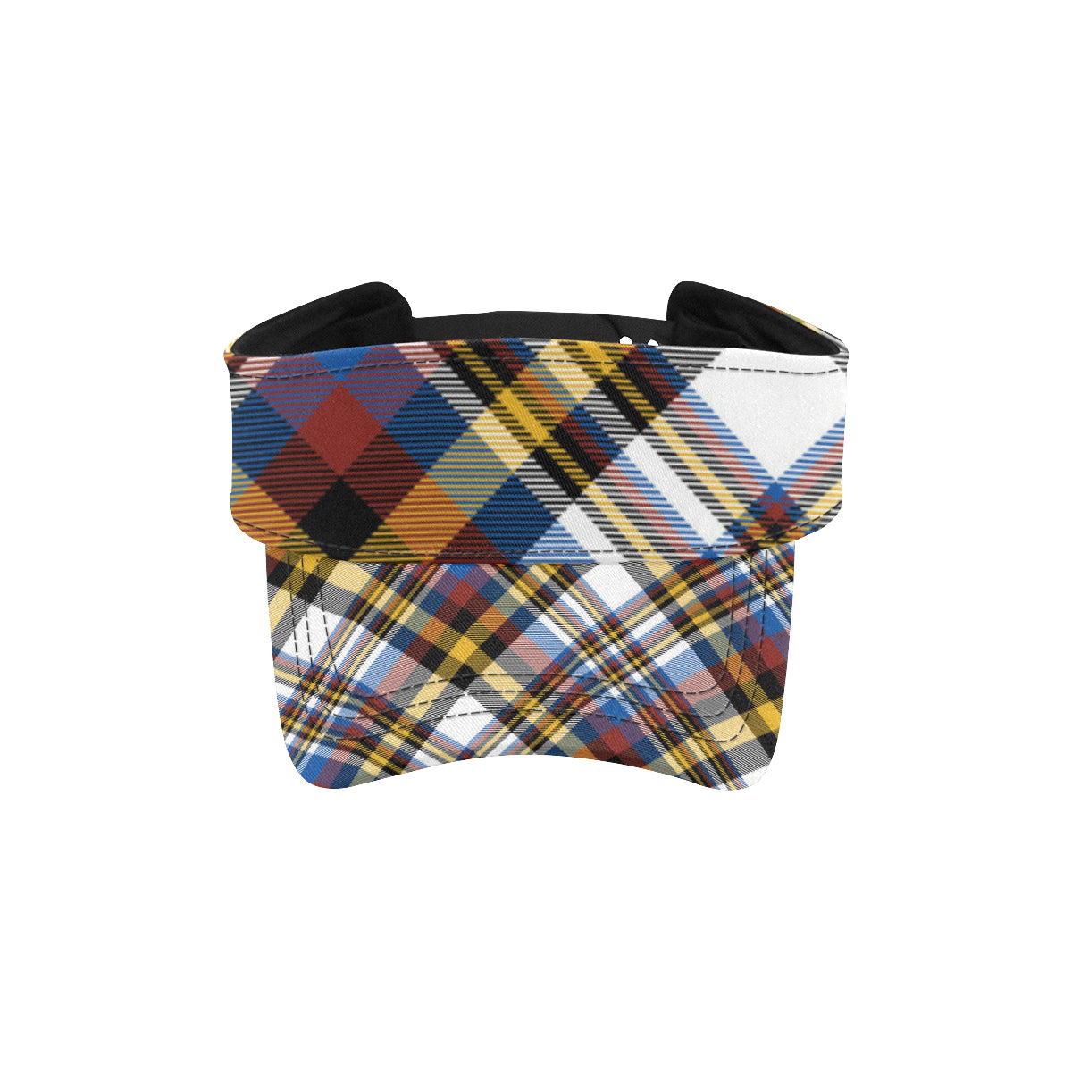 Madras Pattern Print Design 01 Unisex Sun Visor