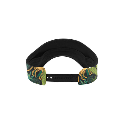 Jaguar Jungle Pattern Print Design 03 Unisex Sun Visor