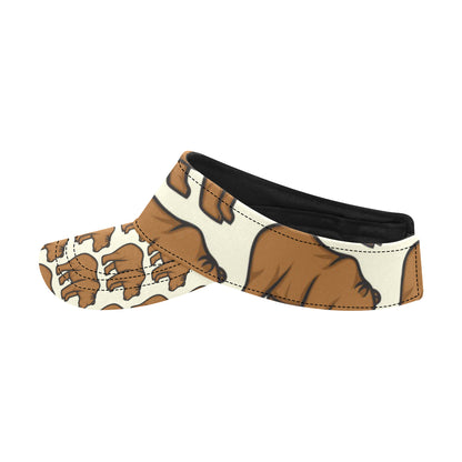 Bear Pattern Print Design BE05 Unisex Sun Visor