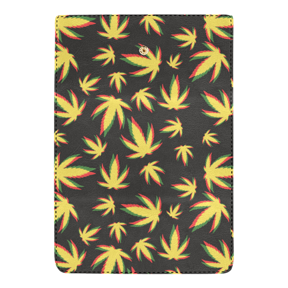 Pot Leaf Pattern Print Design A02 Women's Trifold Wallet