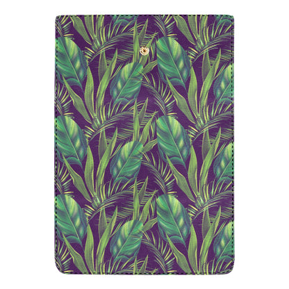Palm Leaves Pattern Print Design PL03 Women's Trifold Wallet