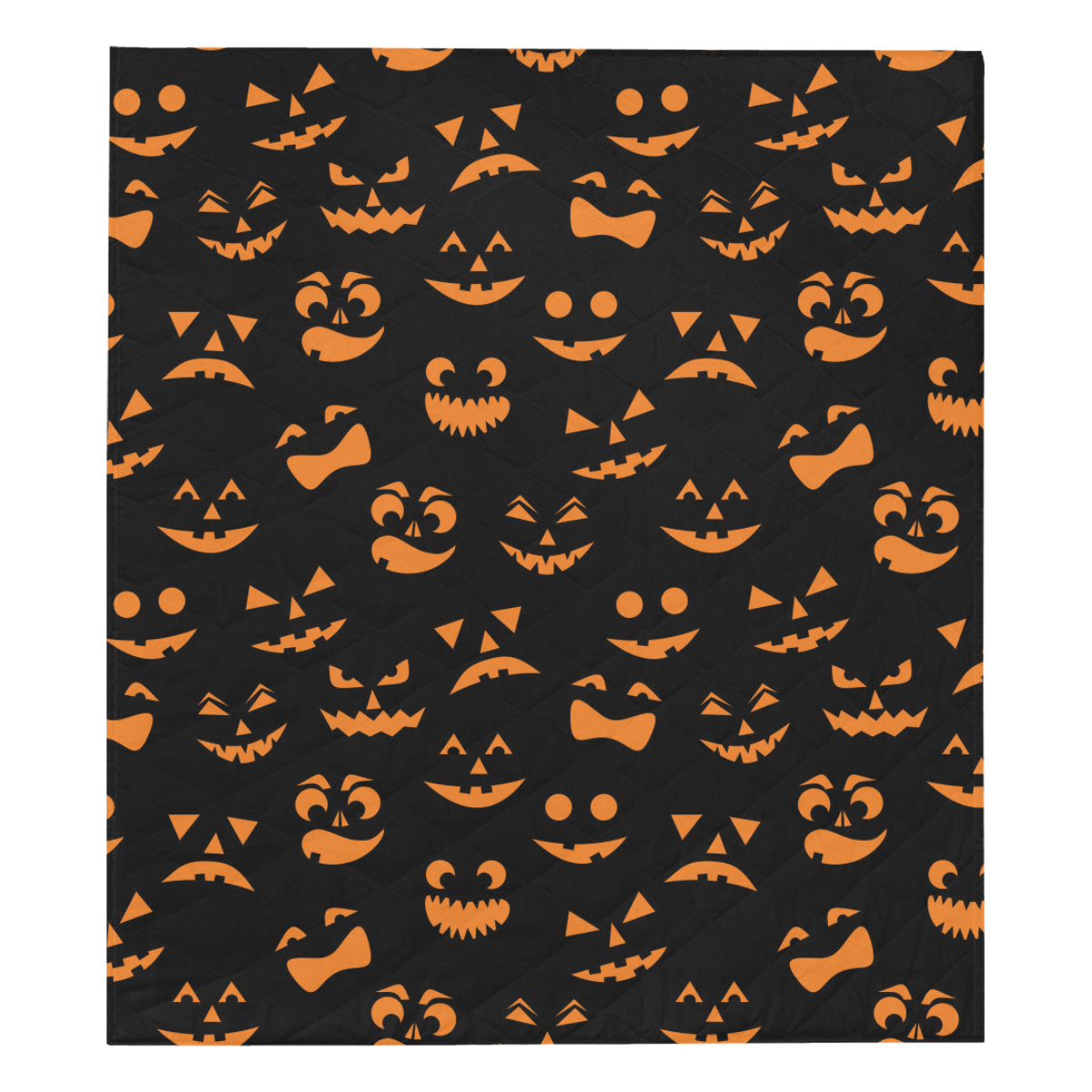 Halloween Pattern Print Design 02 Premium Quilt
