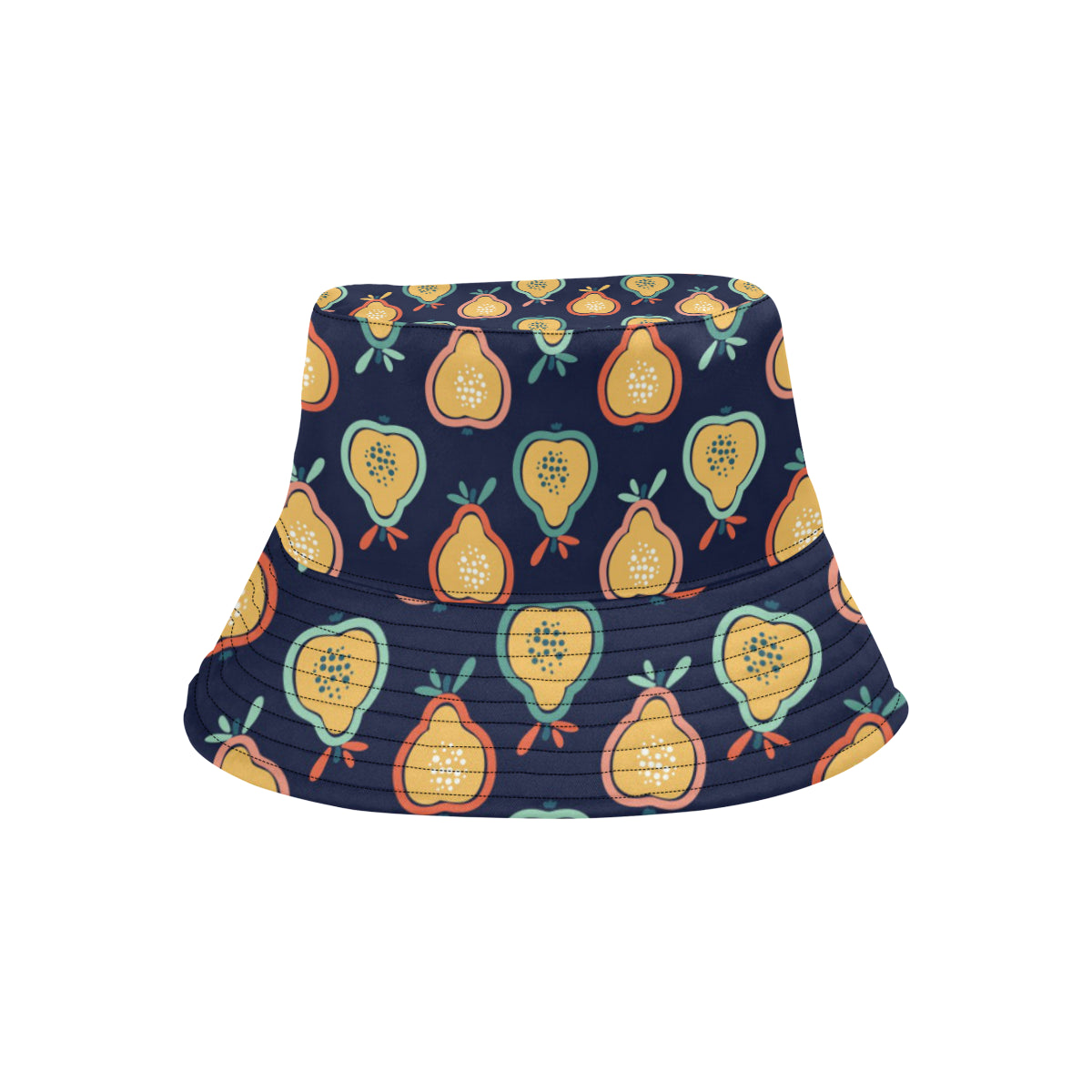 Pear Pattern Print Design PE03 Unisex Bucket Hat
